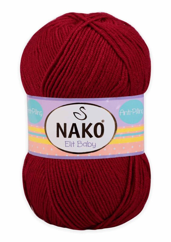 NAKO - Nako Elit Baby El Örgü İpi 100 gr | Pul Biber 298