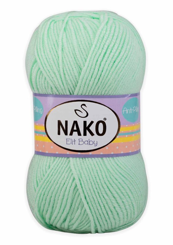 NAKO - Nako Elit Baby El Örgü İpi 100 gr | Nil Yeşili 2587