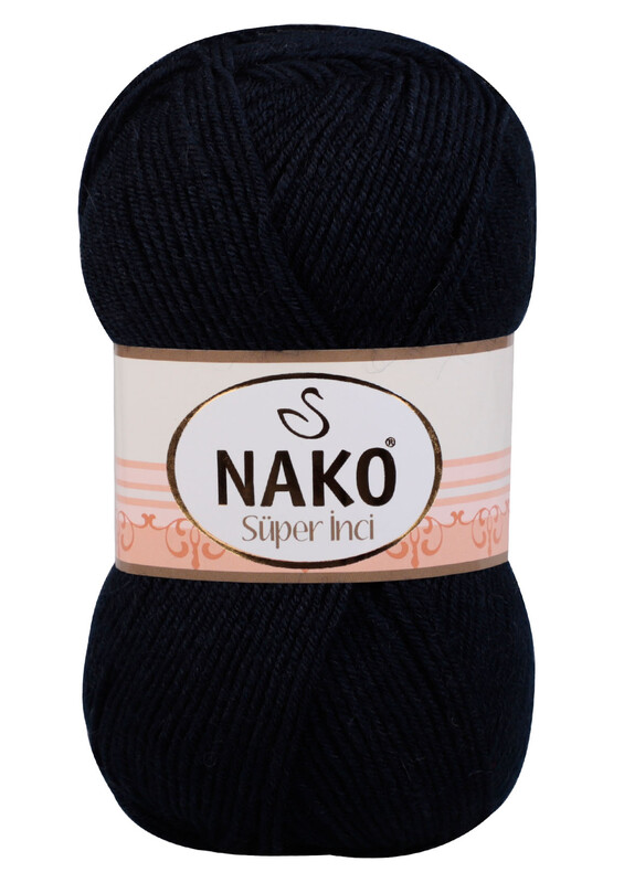 NAKO - Nako Süper İnci El Örgü İpi | Lacivert 3088