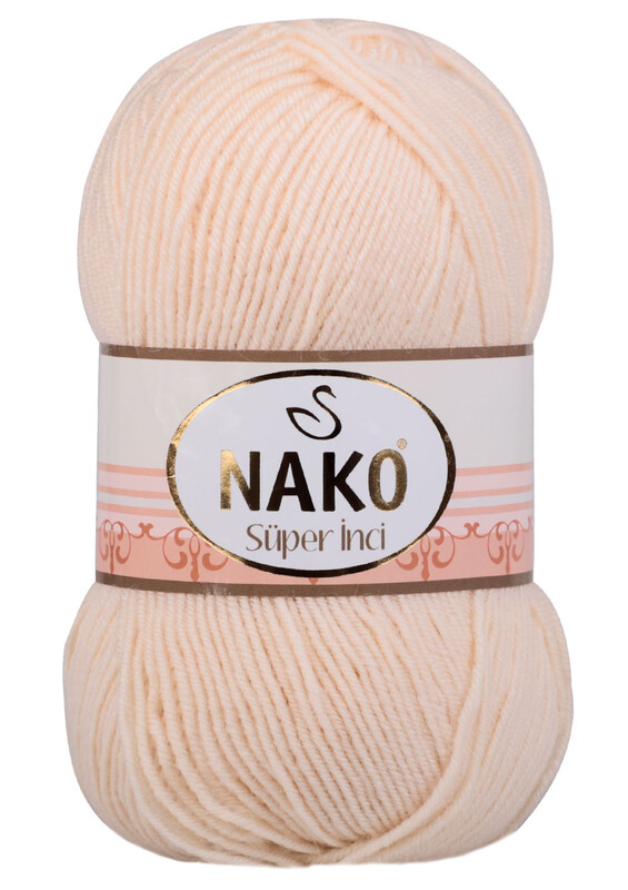 NAKO - Nako Süper İnci El Örgü İpi | Yumurta Kabuğu 10617
