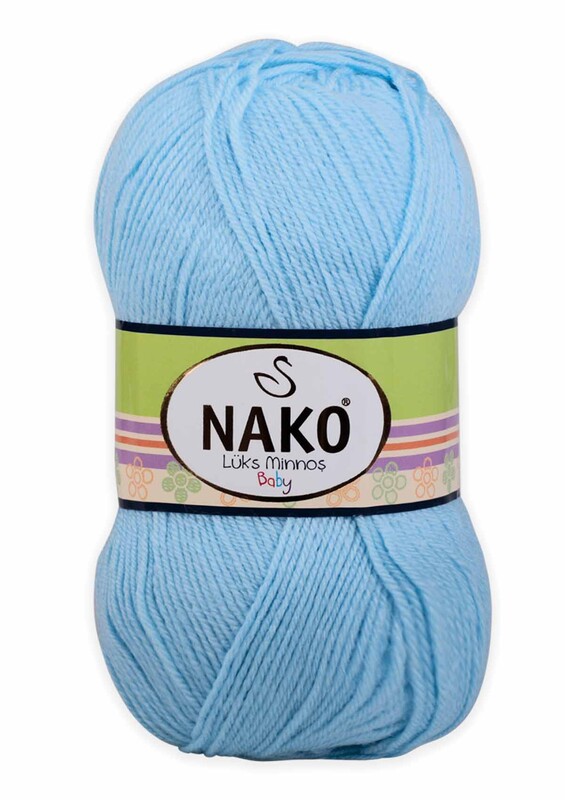 NAKO - Nako Lüks Minnoş El Örgü İpi | Ufuk Mavisi 214