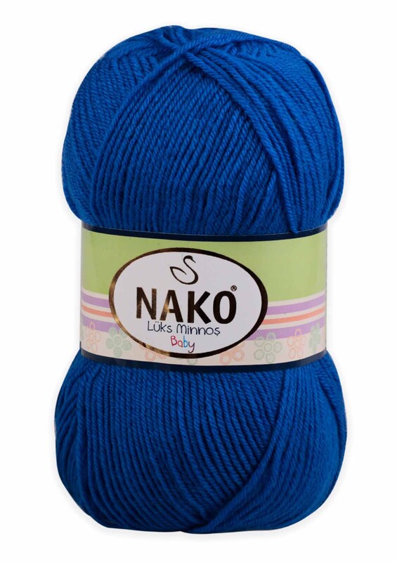 NAKO - Nako Lüks Minnoş El Örgü İpi | Prusya Mavisi 133