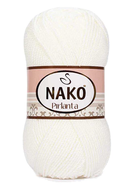 NAKO - Nako Pırlanta El Örgü İpi | Beyaz 208