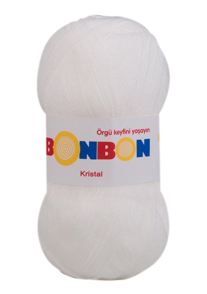 Bonbon Kristal El Örgü İpi | Beyaz 98200