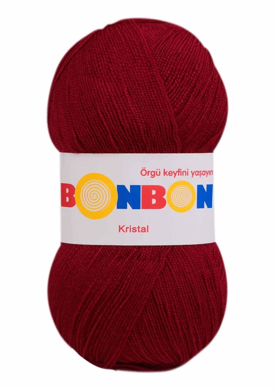 NAKO - Bonbon Kristal El Örgü İpi | Bordo 99428