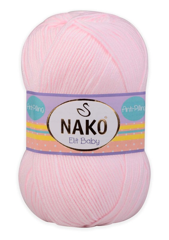 NAKO - Nako Elit Baby El Örgü İpi | Soft Pembe 2892
