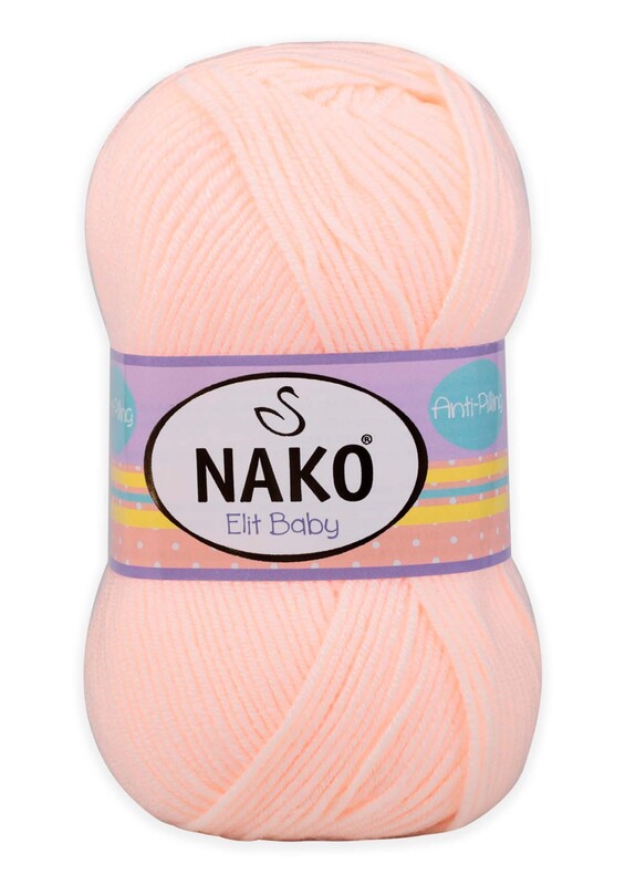 NAKO - Nako Elit Baby El Örgü İpi 100 gr | Soft Şeftali 3701