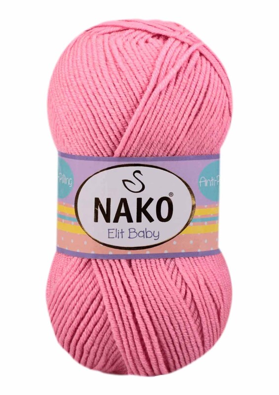 NAKO - Nako Elit Baby El Örgü İpi | Pembe 6837