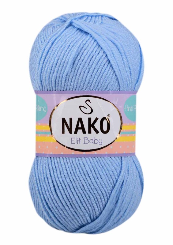 NAKO - Nako Elit Baby El Örgü İpi | Mavi 10305