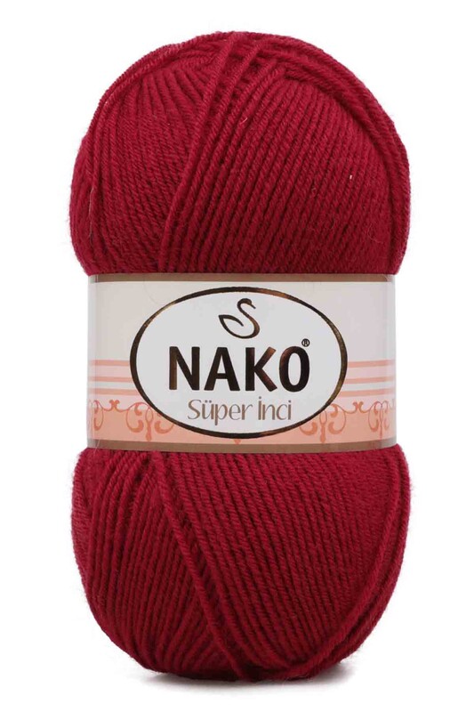 NAKO - Nako Süper İnci El Örgü İpi | Vişne Çürüğü 3630