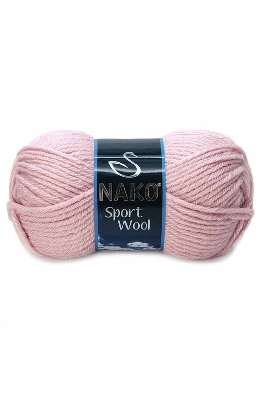 NAKO - Nako Sport Wool El Örgü İpi Pudra 10639
