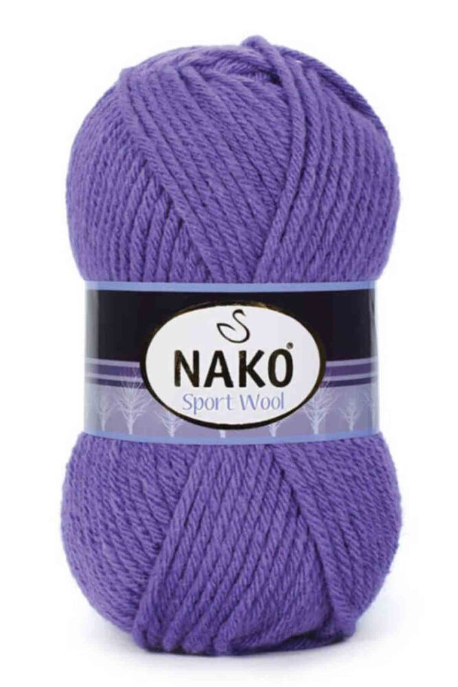 Nako Sport Wool El Örgü İpi Mor 10287