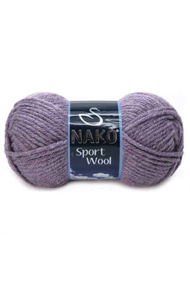 Nako Sport Wool El Örgü İpi Melanj Mürdüm 23331