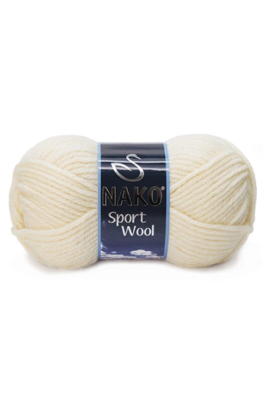 NAKO - Nako Sport Wool El Örgü İpi Kaymak Krem 4109