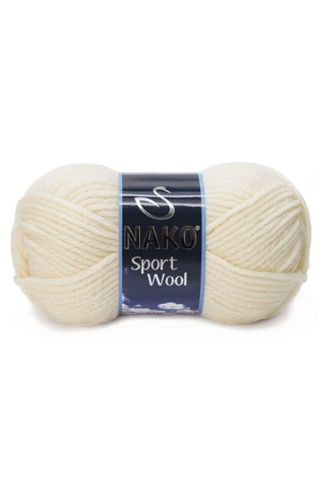 Nako Sport Wool El Örgü İpi Kaymak Krem 4109