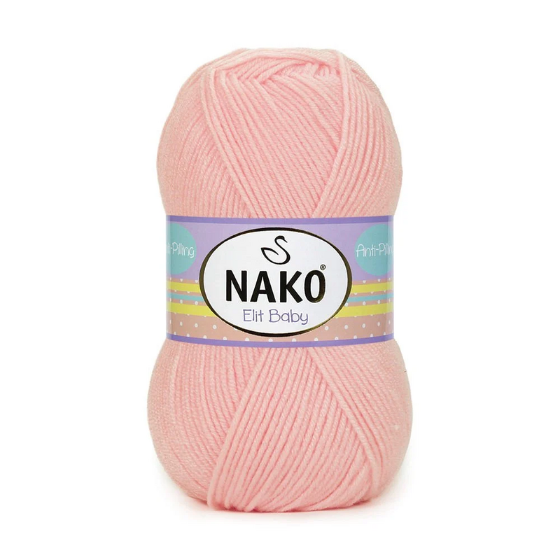 NAKO - Nako Elit Baby El Örgü İpi | Pudra Pembe 12381