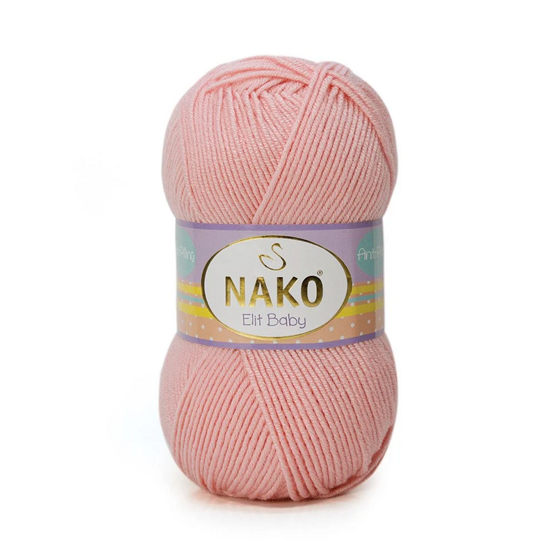 NAKO - Nako Elit Baby El Örgü İpi | Pudra 6165