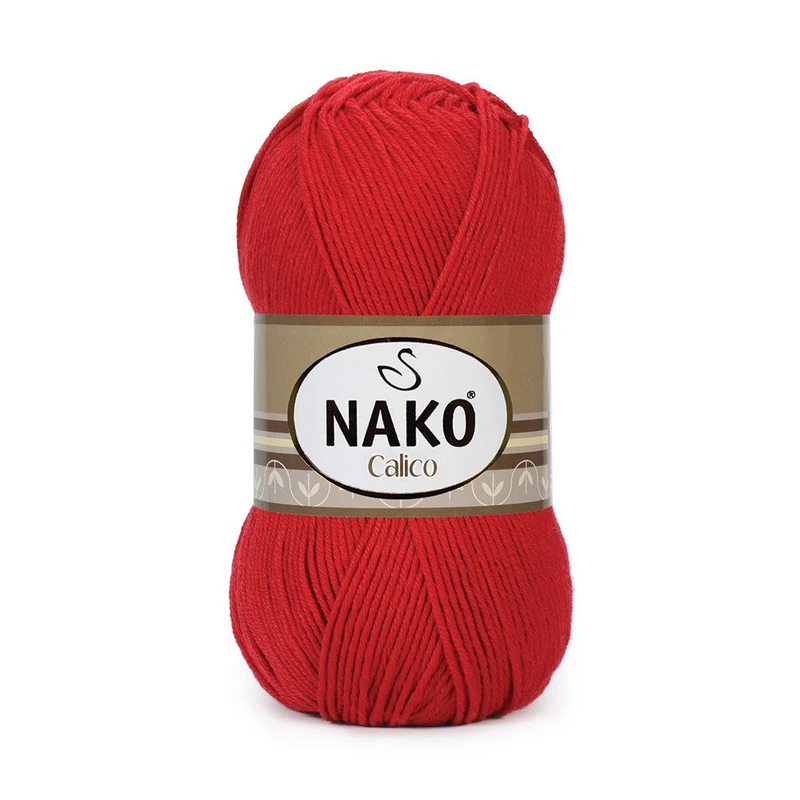 NAKO - Nako Calico El Örgü İpi | Kırmızı 2209
