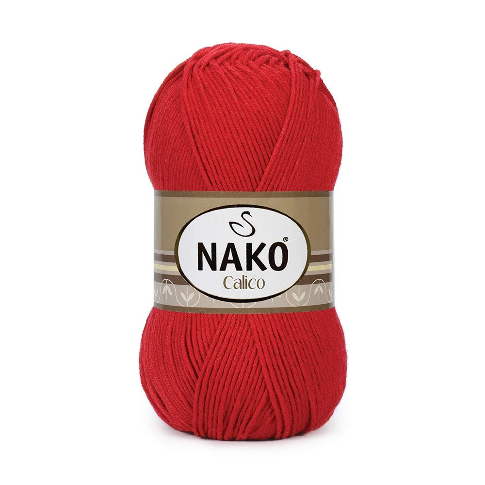 Nako Calico El Örgü İpi | Kırmızı 2209