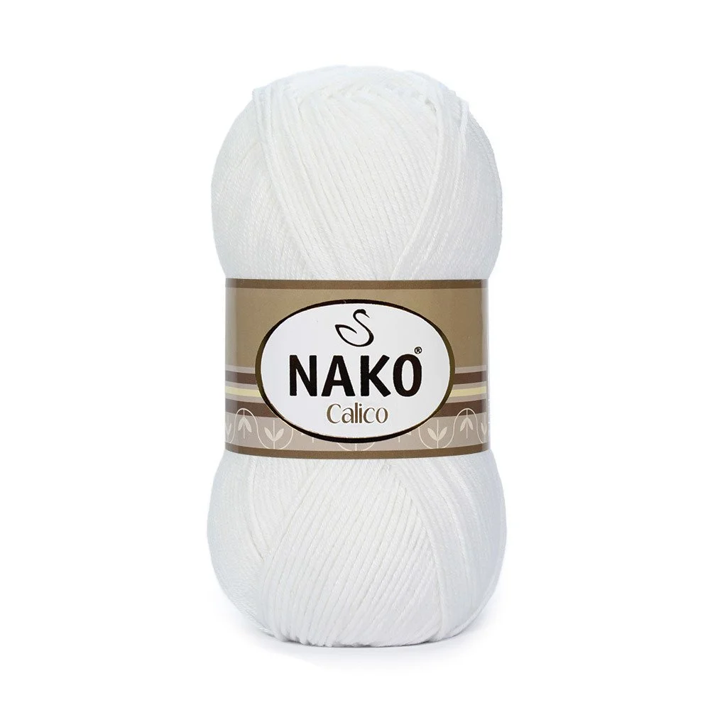 Nako Calico El Örgü İpi | Beyaz 208
