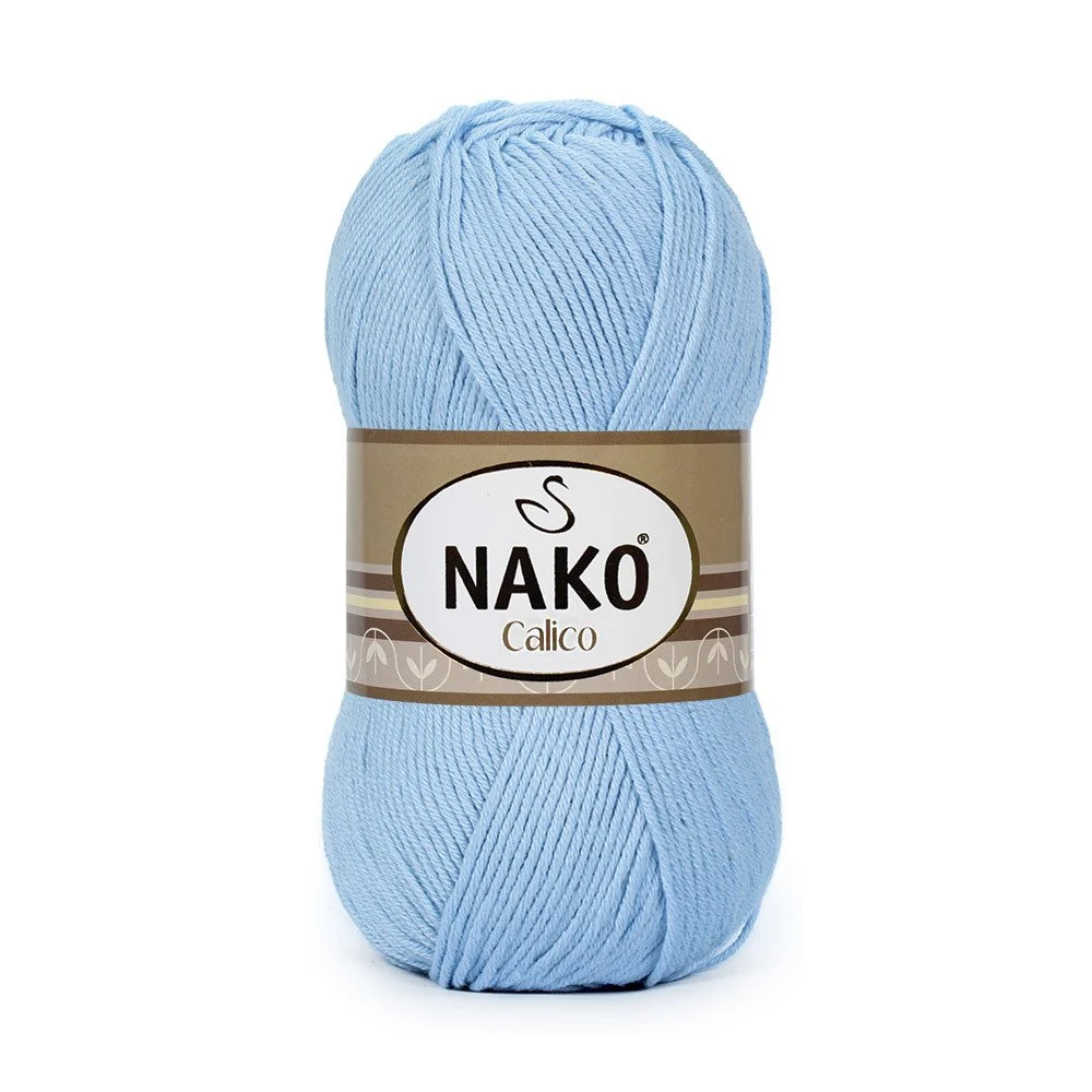Nako Calico El Örgü İpi | Mavi 5028