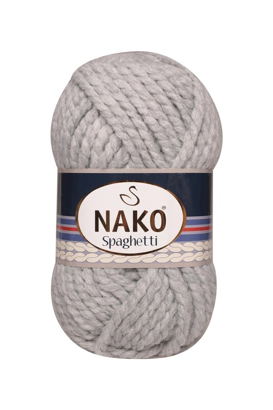 NAKO - Nako Spaghetti El Örgü İpi | Açık Gri 195