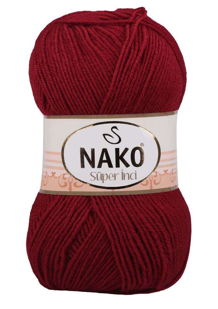 Nako Süper İnci Yarn|Dark Red 1175