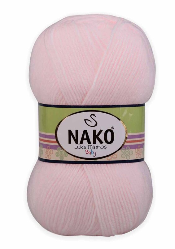 NAKO - Nako Lüks Minnoş Yarn| Pink 4531