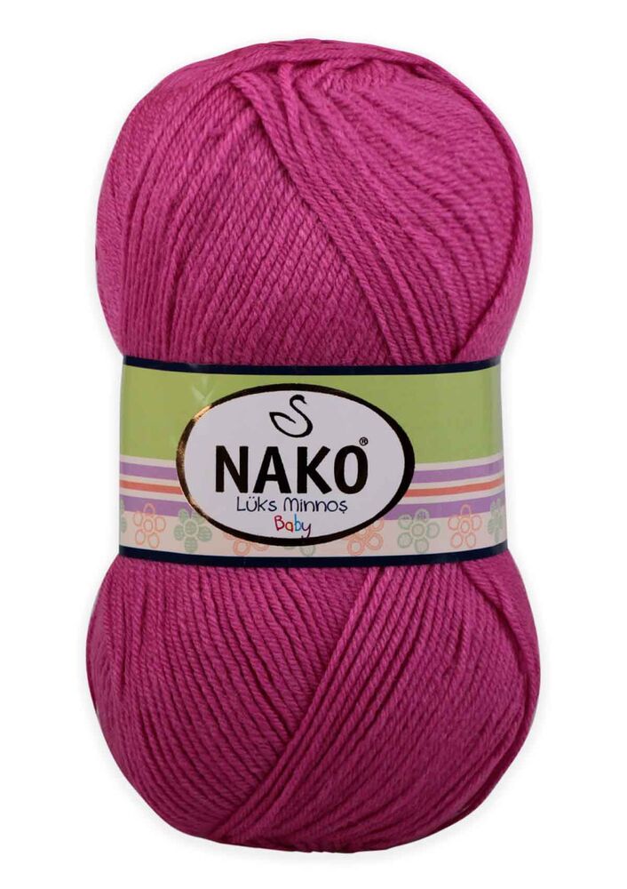 Nako Lüks Minnoş Yarn| Pink 3658