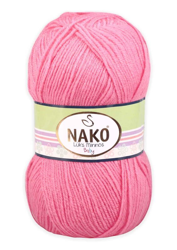 NAKO - Nako Lüks Minnoş Yarn| Pink 236