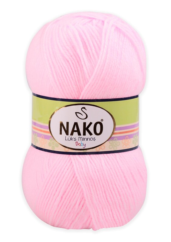 NAKO - Nako Lüks Minnoş Yarn| Pink 23069