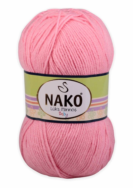 NAKO - Nako Lüks Minnoş Yarn| Pink 2244