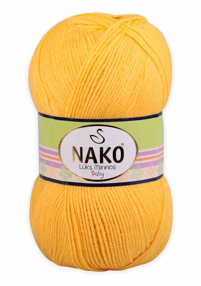 Nako Lüks Minnoş Yarn| Yellow 184