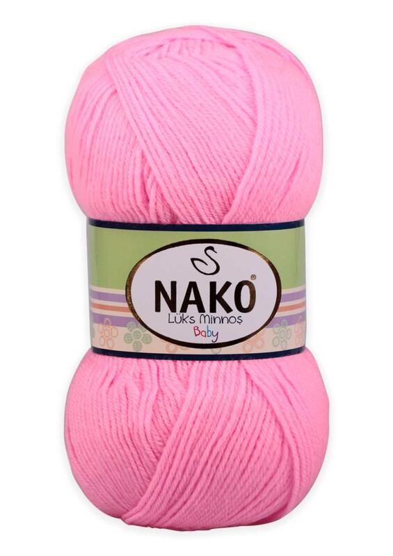 NAKO - Nako Lüks Minnoş Yarn| Pink 1115