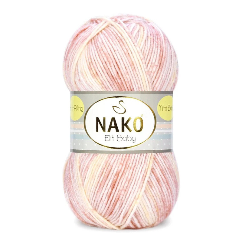 NAKO - Nako Elit Baby Mini Batik El Örgü İpi 32458