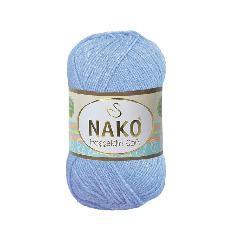 NAKO - Nako Hoşgeldin Soft El Örgü İpi | Mavi 10305