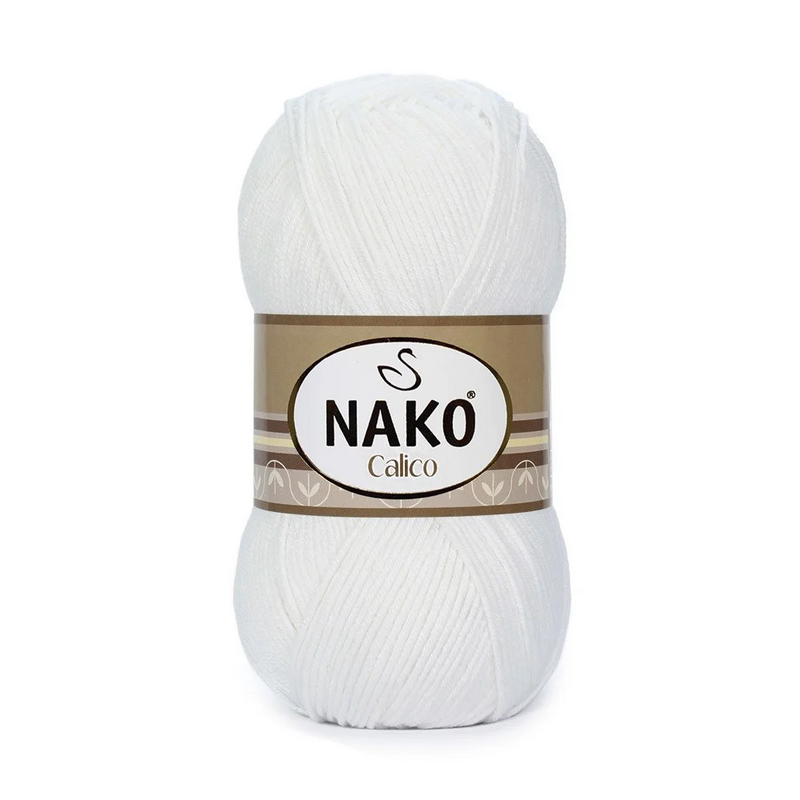 NAKO - Nako Calico El Örgü İpi | Beyaz 208