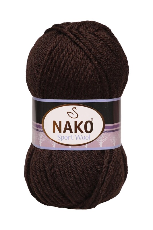 NAKO - Nako Sport Wool El Örgü İpi Koyu Kahve 4987