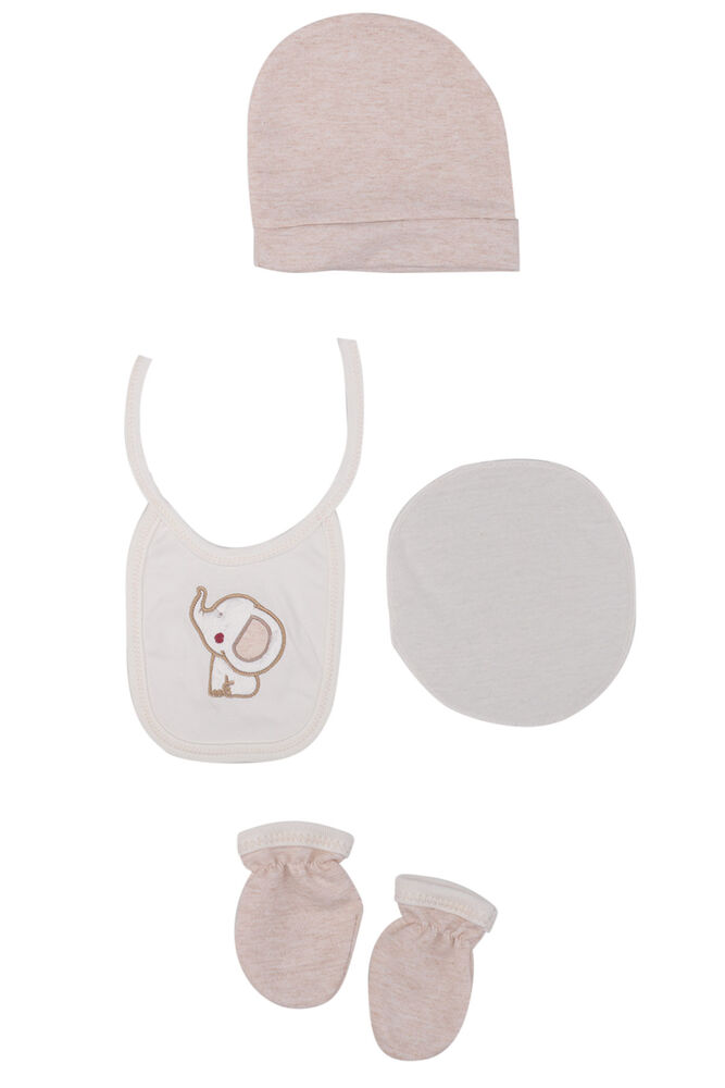 Elephant Embroidered Top 10 Set | Beige