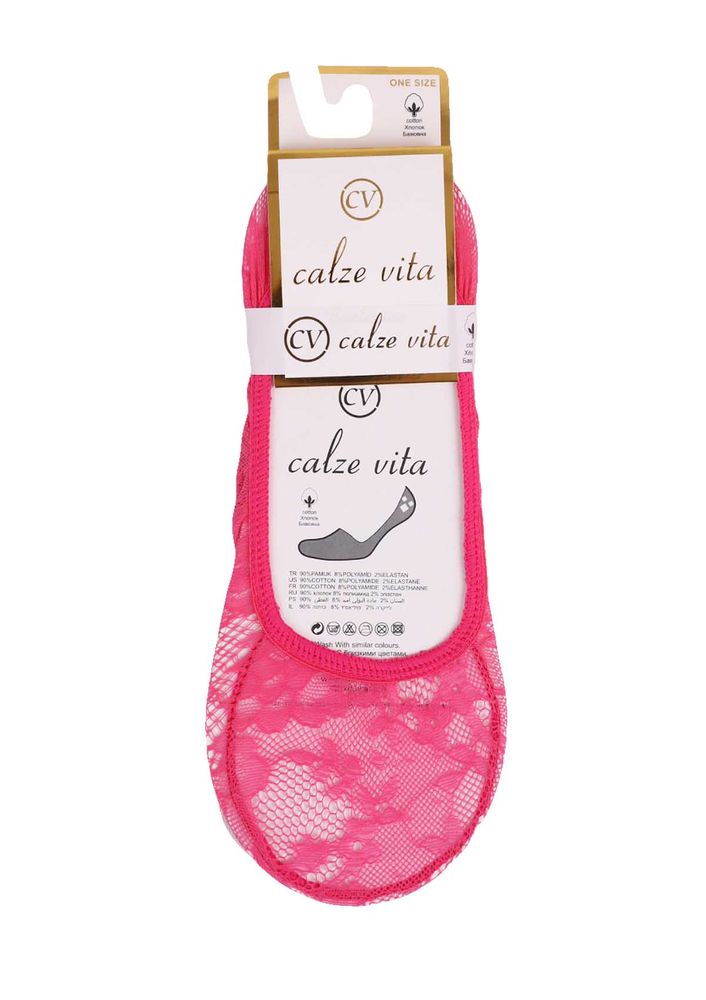 Calze Vita Lace No Show Socks 335 | Pink