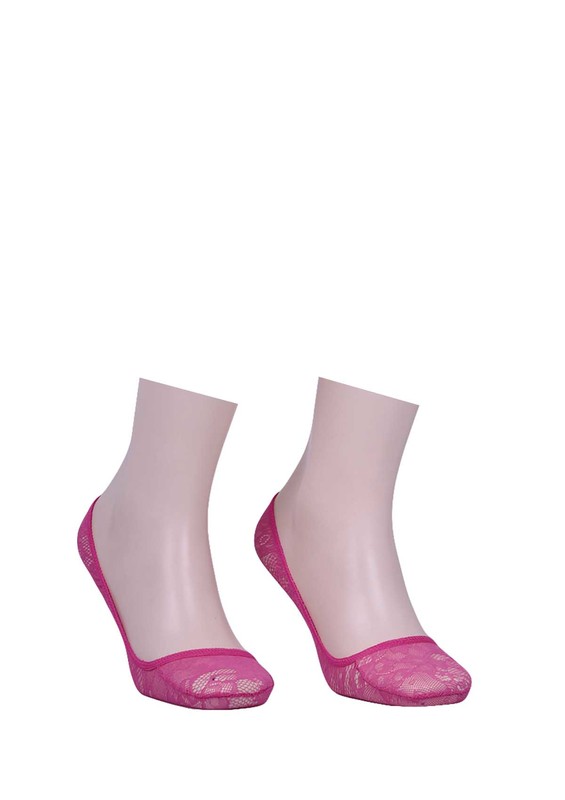 CALZE VİTA - Calze Vita Lace No Show Socks 335 | Pink