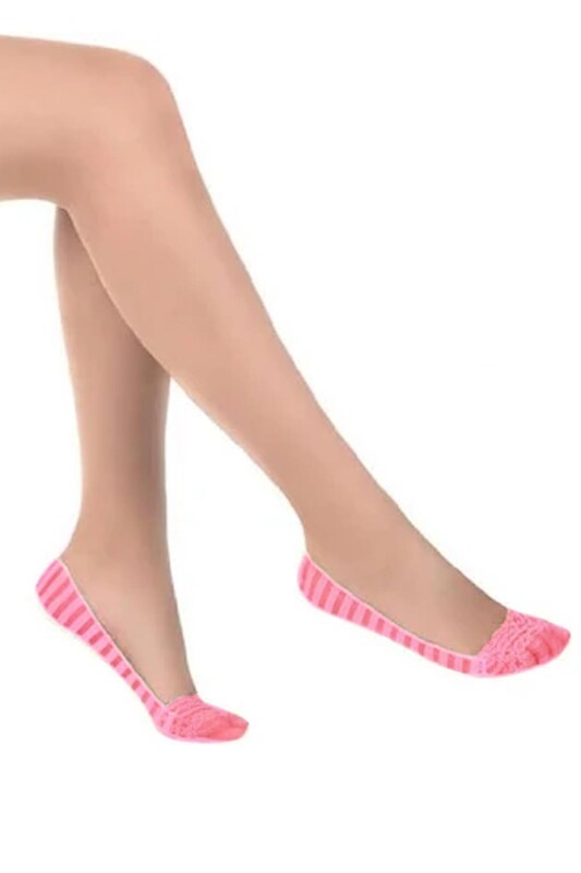 PENTİ - Penti Stripe Suba No Show Socks | Pink