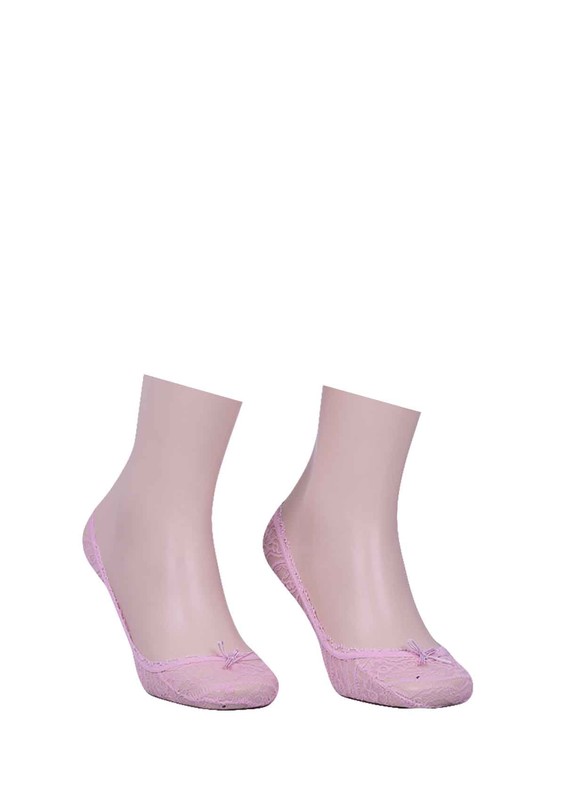 SAHAB - Sahab Laced No Show Socks 5520 | Pink