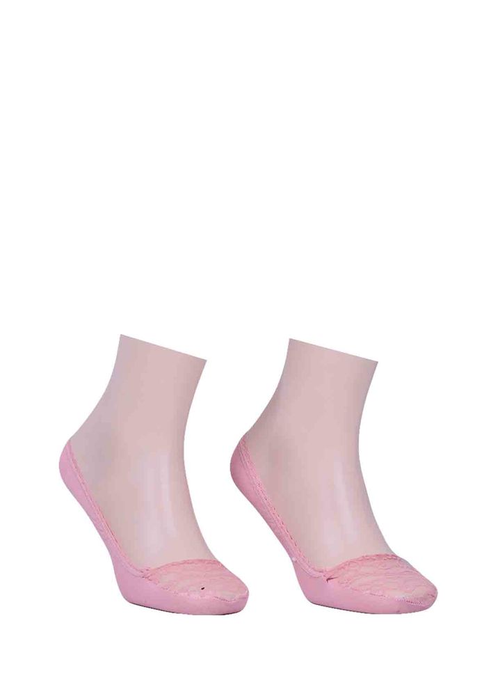 Sahab Laced No Show Socks 5510 | Pink