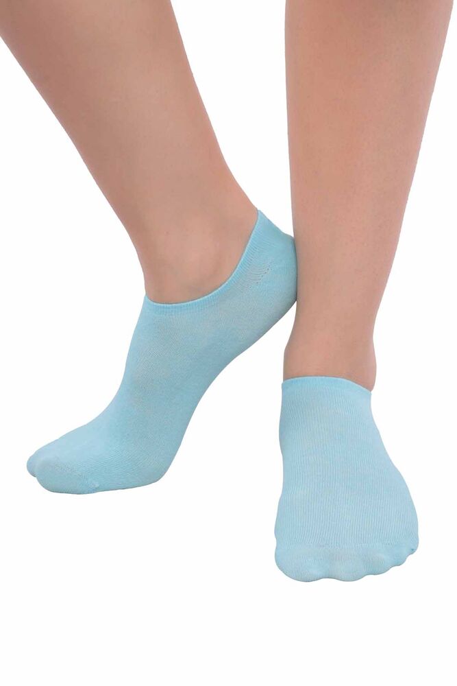 MissBella Snickers Bootie Socks | Baby Blue