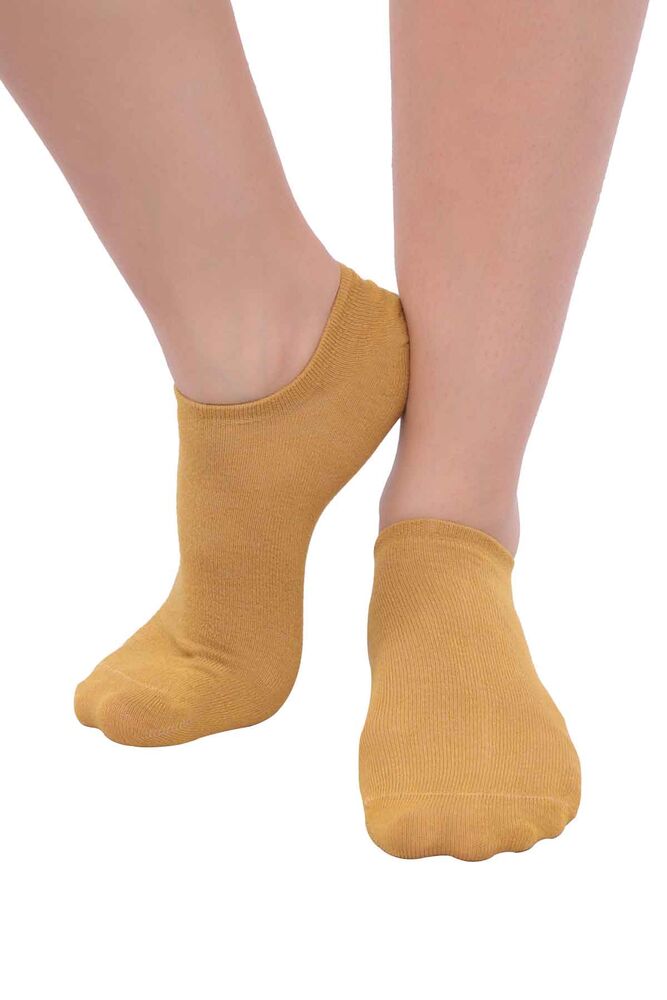 MissBella Snickers Bootie Socks | Mustard