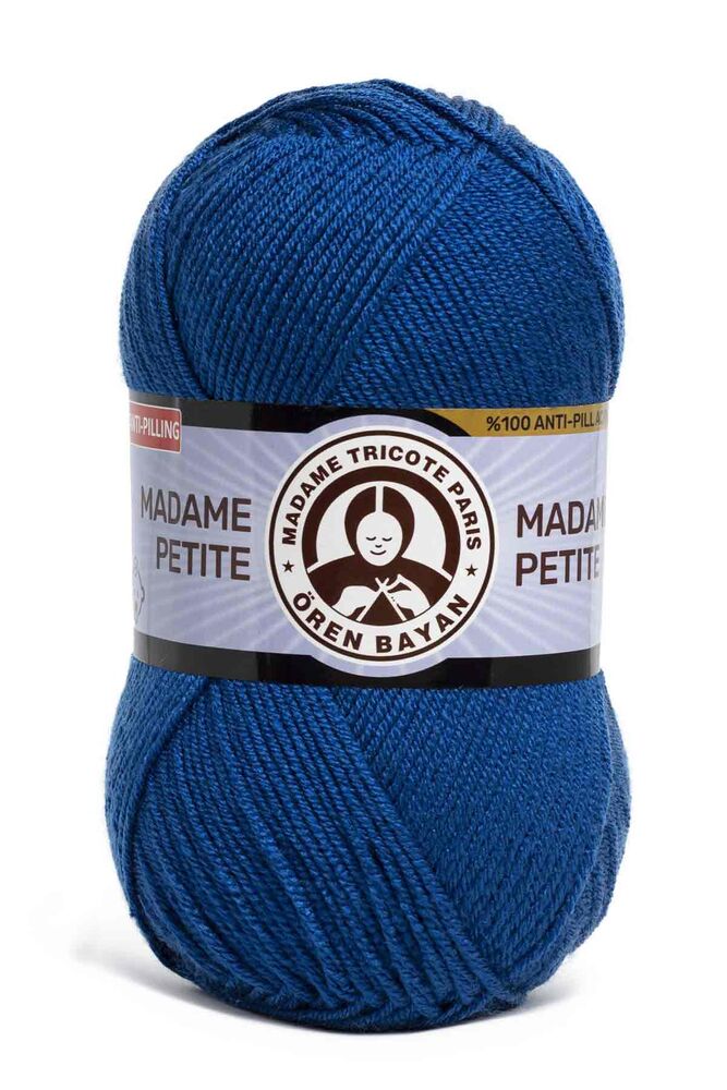 Ören Bayan Madame Petite El Örgü İpi Koyu Mavi 128