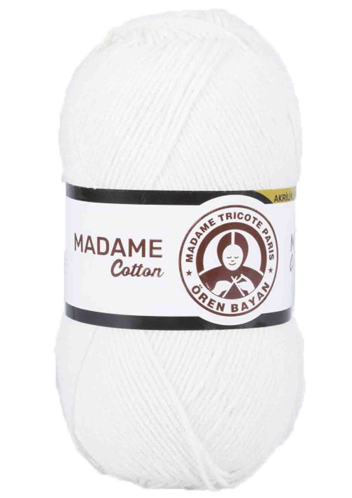 Ören Bayan Madame Cotton El Örgü İpi Doğal 002