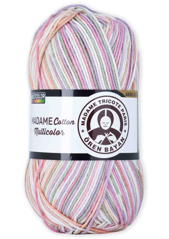 Ören Bayan Madame Cotton Multicolor El Örgü İpi 100 gr | 451
