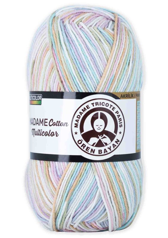ÖREN BAYAN - Ören Bayan Madame Cotton Multicolor El Örgü İpi 100 gr | 447